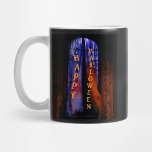 Custom Halloween card Haunted House Mug